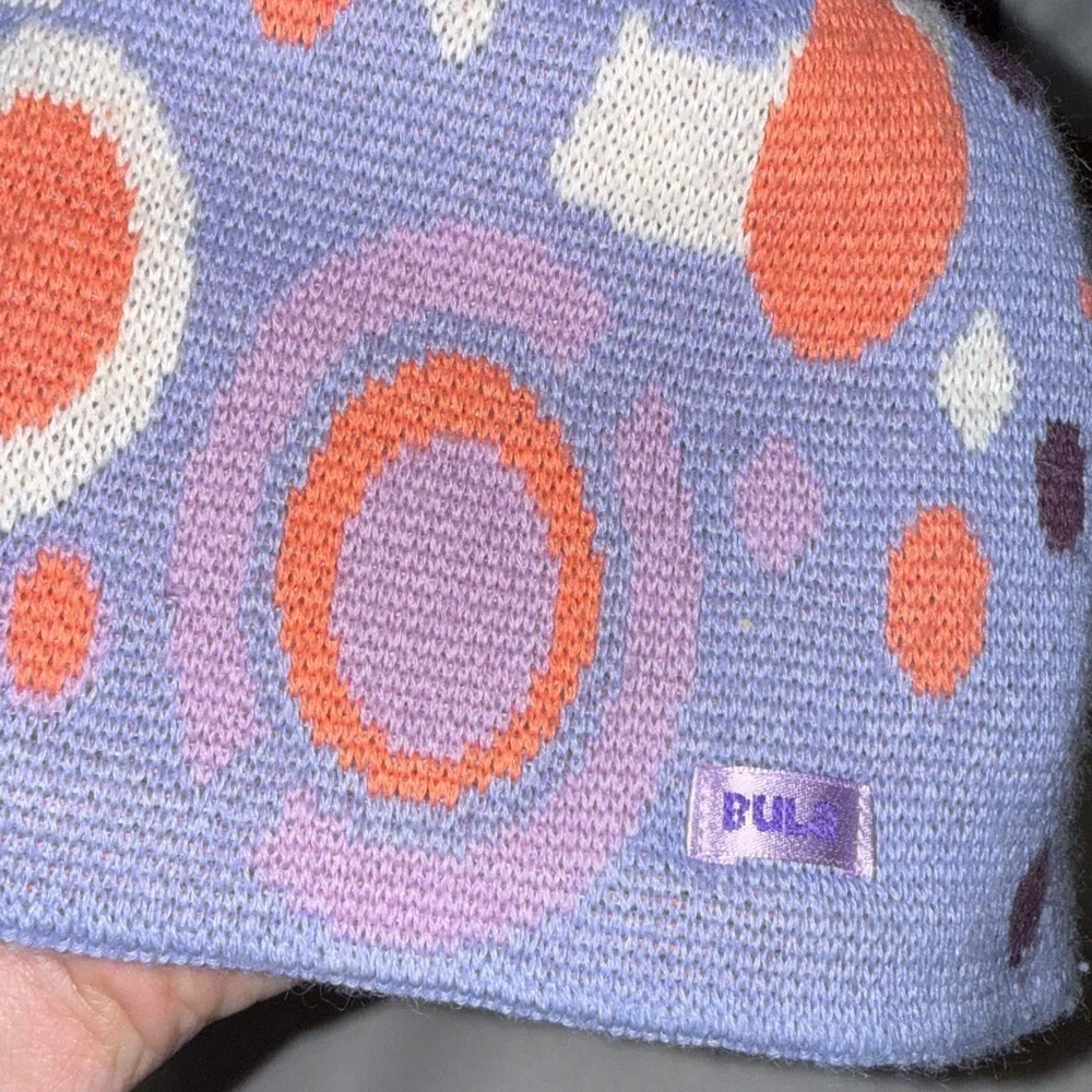 Bula purple abstract beanie